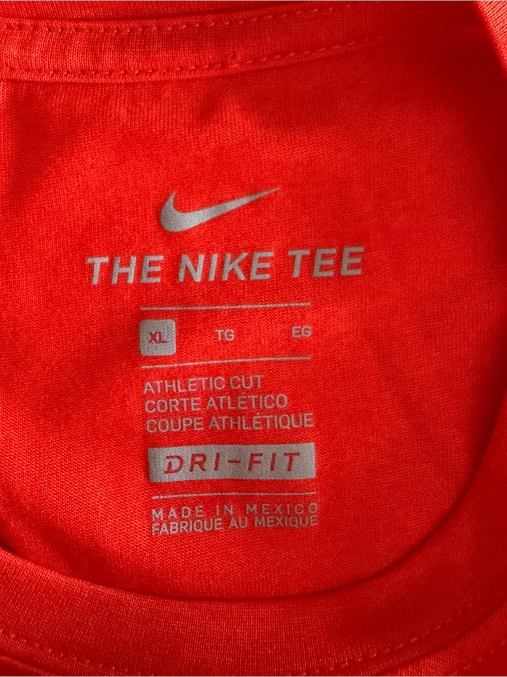 Nike Houston Dash Dri-FIT Youth Performance T-Shirt Size XL